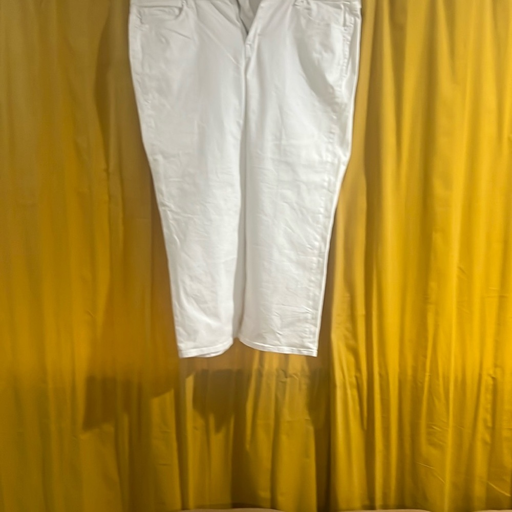 Torrid Vintage Stretch White Wide Leg Pants